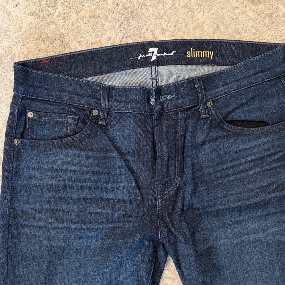 7 For All Mankind Men's Slim Jeans - Indigo
